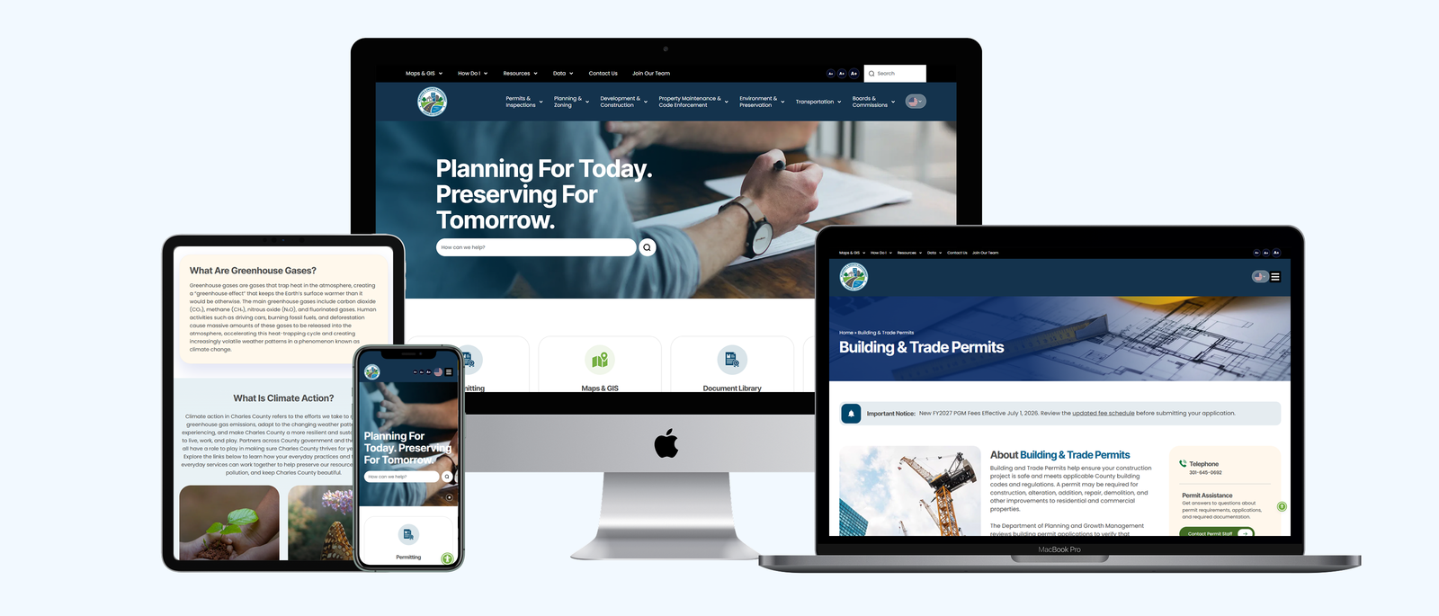 Website Design & Development Mockup